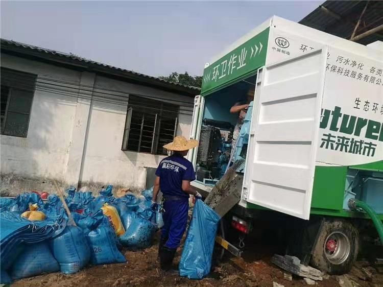 颍东工业污泥压干处理
